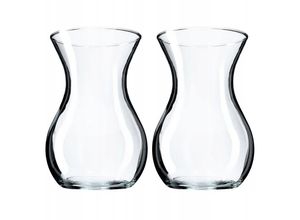 5903699484036 - Blumenvase 18cm Vase aus Glas ⌀8cm Glasblumenvase mit einem 11cm Hals Durchsichtige Tischva - Kadax