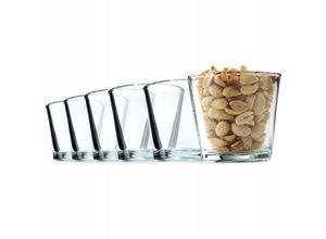 5903699484357 - Glasschälchen Snackschalen aus Transparentem Glas 6x130ml - Kadax