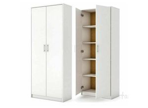 5903760901561 - Roe Furniture - Mehrzweckschrank Kommode Kleiderschrank Stauraumkommode Hochschrank weiß 180cm