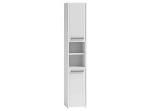 5903760903039 - Roe Furniture - Badezimmerschrank Badschrank Hochschrank Badmöbel Schrank Modern 170x30cm weiß