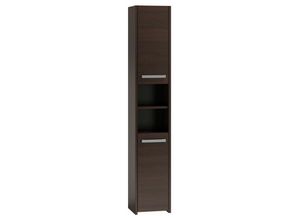 5903760903046 - Roe Furniture - Hochschrank Badschrank Badmöbel Schrank Modern 170x30cm Badezimmerschrank mix wenge (en)