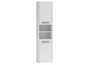 5903760903084 - Roe Furniture - Badezimmerschrank Badschrank Hochschrank Badmöbel Schrank Modern 170x40cm weiß