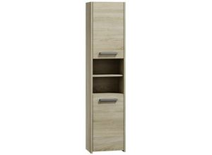 5903760903091 - Roe Furniture - Badezimmerschrank Badschrank Hochschrank Badmöbel Schrank Modern 170x40cm Sonoma