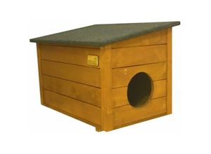 5903760906696 - Roe Furniture - Hundehütte wetterfestes Hundehaus mit Vordach für Hunde Hundehöhle mix Farbe Mahagoni (en)