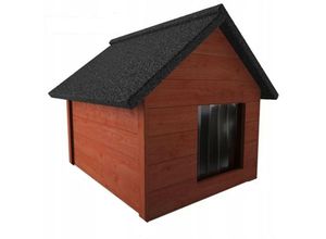 5903760906900 - Roe Furniture - xxl Hundehütte Holz Hundehütte Massiv Wetterfest Echtholz isolierte Mahagoni (en)