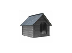 5903760909659 - Roe Furniture - xxxl Hundehütte Holz Hundehütte Massiv Wetterfest Echtholz isolierte grau (en)