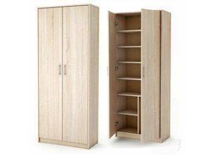 5903760931117 - Roe Furniture - Mehrzweckschrank Kleiderschrank Kommode Stauraumkommode Sonoma 180cm