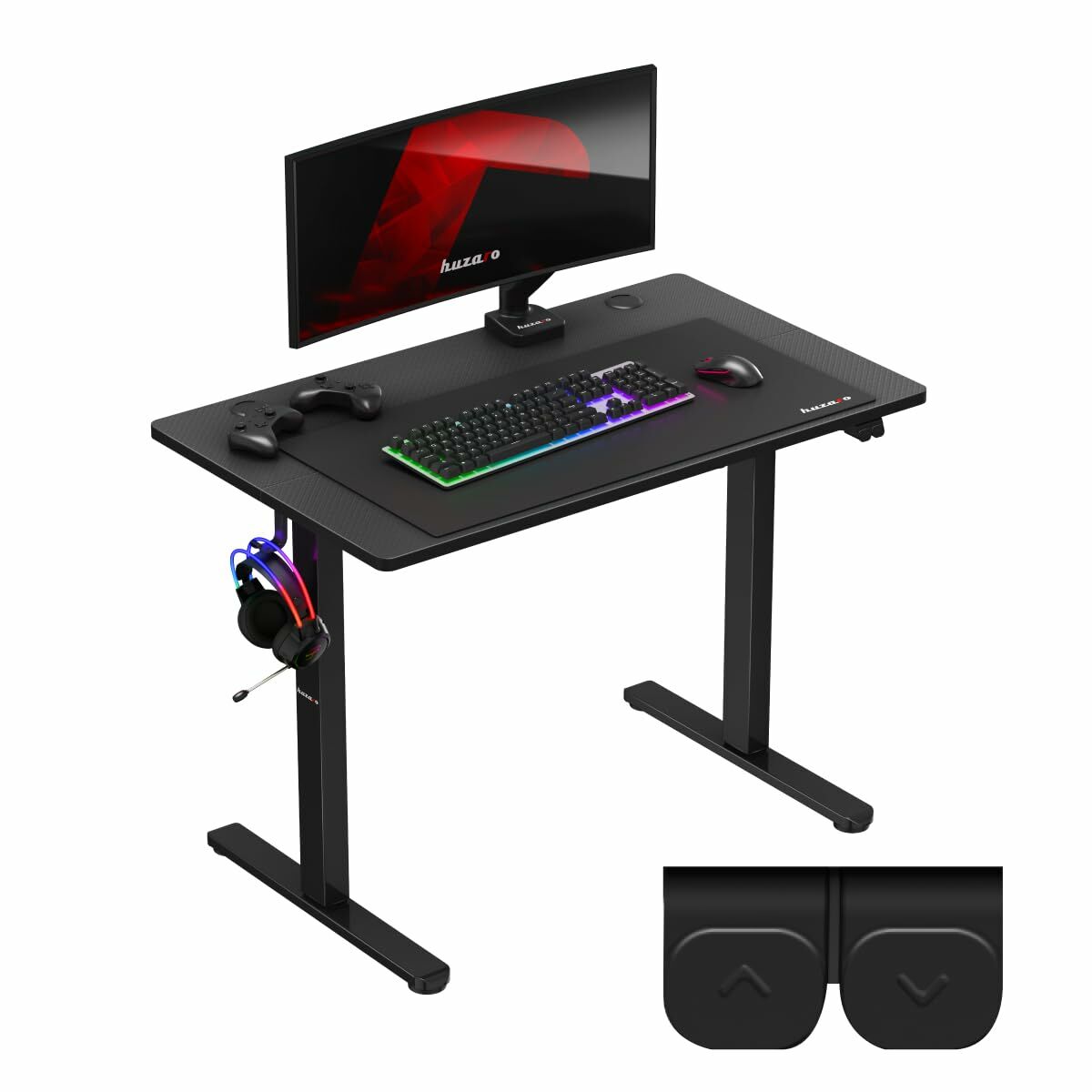 5903796014556 - Schreibtisch HZ-Hero 79 Black Schwarz