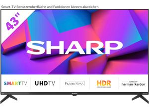 5903802465860 - G (A bis G) SHARP LED-Fernseher Fernseher schwarz LED Fernseher