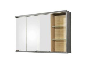 5903867533122 - Spiegelschrank Badschrank Wandspiegel ca 110x70x21 cm NATHAN Matera Beton Gra