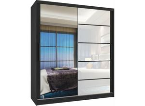 5904316242978 - Schiebeschrank Belini 133 cm Mit Schubladen mit Spiegel eiche wotan eiche sonoma Hersteller