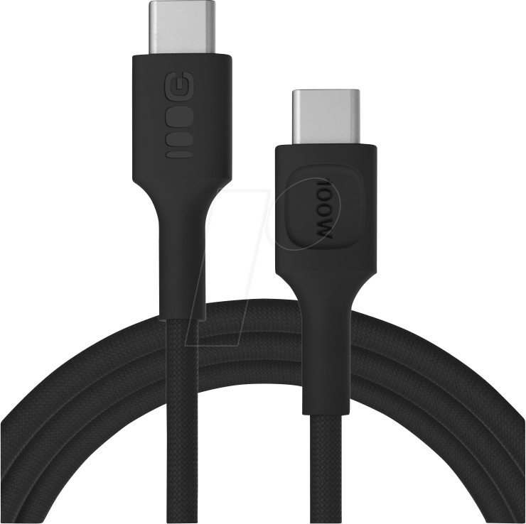 5904326376090 - GC KAB100PS200PB - Daten-  Ladekabel  USB C-Stecker > C Stecker 100 W 2 m schwar
