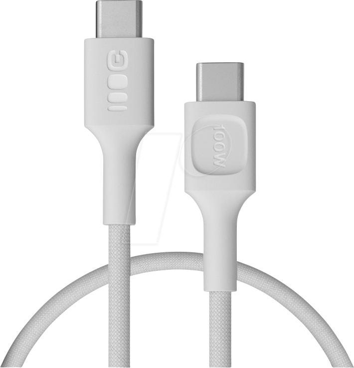 5904326376106 - GC KAB100PS30SW - Daten-  Ladekabel  USB C-Stecker > C Stecker 100 W 03 m weiß
