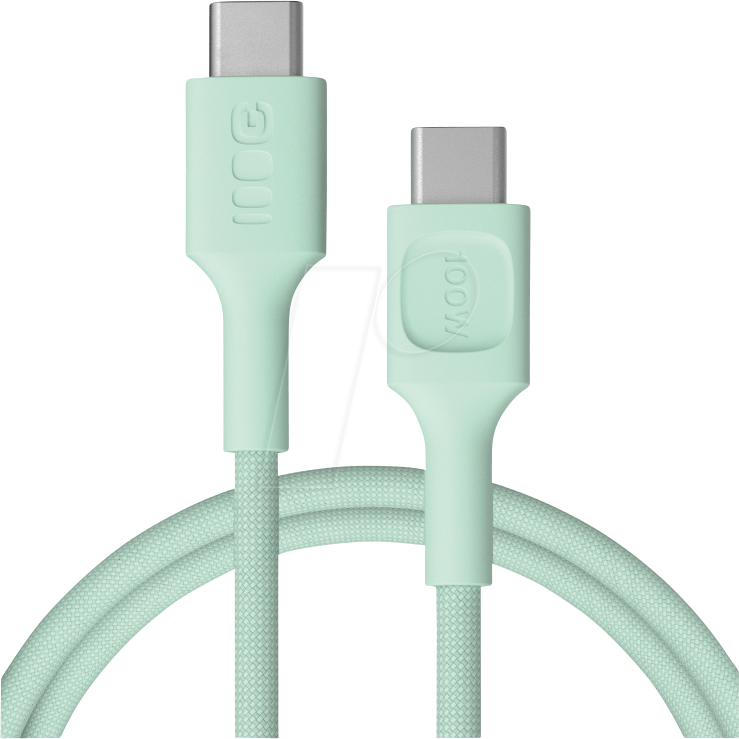 5904326376144 - GC KAB100PS120MG - Daten-  Ladekabel  USB C-Stecker > C Stecker 100 W 12 m mint