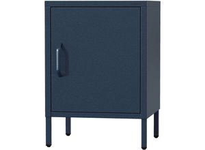 5904405577417 - Nachttisch 424 x 595 x 400 mm Modern navy blau - blau