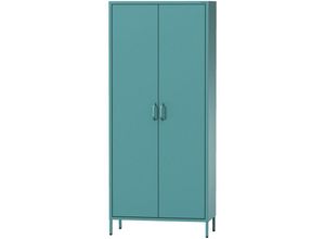 5904405577516 - Garderobe 800 x 1850 x 450 mm Modern marine - blau