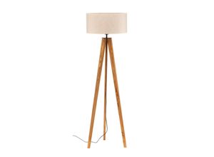 5904496510140 - Stehlampe Maira Dreibein Kiefer gebeizt beige