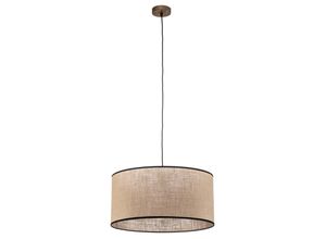 5904496510591 - Hängelampe Tubo Nussbaum schwarz beige 1-flg