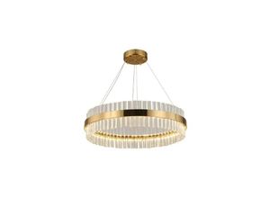 5904506162352 - MONACO wunderschöner goldener LED-Kronleuchter mit Kristallen Ø40 cm 11520