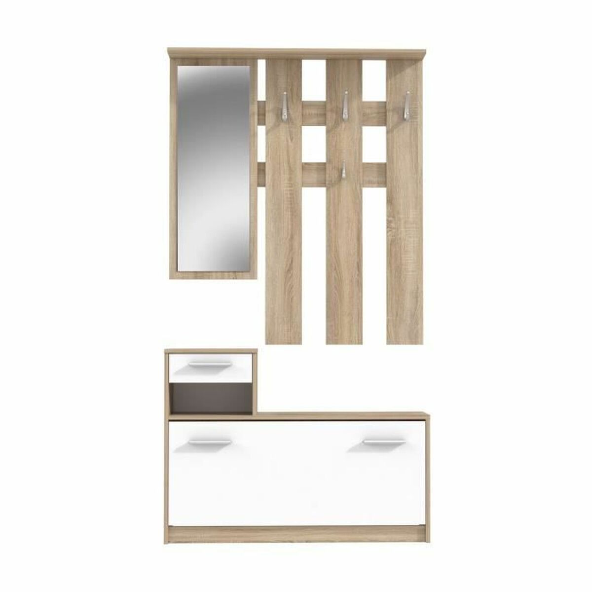 5904767114015 - Möbel-Set-Set Pili Weiß 975 x 180 x 25 cm 5904767114015 - Möbel-Set-Set Pili Weiß 975 x 180 x 25 cm