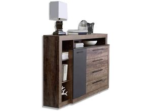 5904767133931 - - Kommode Sideboard Wäschekommode Schlafzimmer bellevue Schlammeiche Nb   Schwa