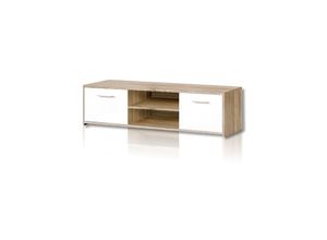 5904767731397 - - Lowboard TV-Kommode Unterschrank Hifi-Regal Eiche Sägerau Dekor