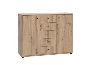 5904767826451 - Kommode Sideboard Highboard Stauraum Ordner Büro ca 109 x 85 x 35 cm Artisan 