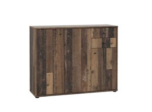 5904767826512 - - Kommode Sideboard Highboard Stauraum Ordner Büro ca 109 x 85 x 35 cm Old Wood