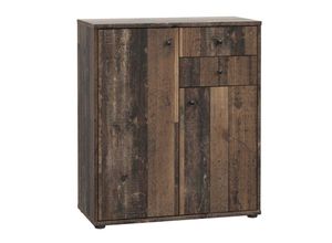 5904767826536 - - Kommode Sideboard Highboard Schuhe Stauraum Ordner Büro ca 74 x 85 x 35 cm Ol