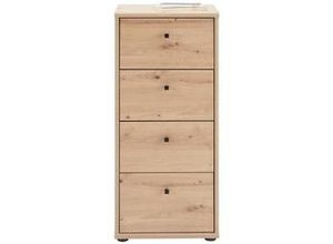 5904767826550 - Kommode Tempra braun (artisan eiche) B386cm H855cm T348cm Dekorfolie FSC-zertifizierter Holzwerkstoff Sideboards Breite 386 cm