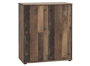 5904767826598 - Kommode Tempra braun (old wood vintage) B737cm H855cm T348cm Dekorfolie FSC-zertifizierter Holzwerkstoff Sideboards Breite 737 cm