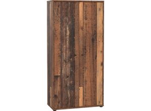 5904767826628 - Schuhschrank Tempra Schränke Gr B H T 737 cm x 1495 cm x 348 cm 2 St braun (old wood vintage) Schuhschränke Breite 737 cm