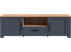 5904767832322 - TV-Board Bohol Sideboards Gr B H T 166 cm x 52 cm x 42 cm 1 blau (riviera oak navy oak oak) TV-Lowboards Breite 166 cm 5904767832322 - TV-Board Bohol Sideboards Gr B H T 166 cm x 52 cm x 42 cm 1 blau (riviera oak navy oak oak) TV-Lowboards Breite 166 cm