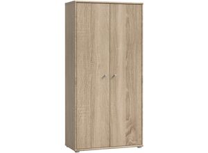 5904767832575 - Schuhschrank Tempra Schränke Gr B H T 737 cm x 1495 cm x 348 cm 2 St braun (sonoma eiche) Schuhschränke Breite 737 cm