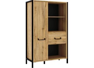 5904767835477 - Mehrzweckregal Regale Gr B H T 941 cm x 1515 cm x 415 cm 8 St braun (bartex eiche schwarz) Kinder Kinderschrank Kinderregal Kinderschränke und Jugendschränke