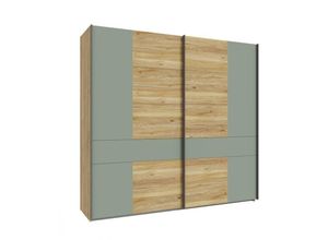 5904767844448 - Kleiderschrank whenua Mauvella Eiche   Salbei ca 221 x 211 x 63 cm