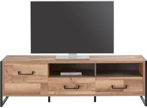 5904767891374 - Lowboard HUD TV - Schrank Sideboards Gr B H T 1688 cm x 524 cm x 415 cm 2 grau (betonoptik dunkelgrau stabeiche) Lowboards Breite 169 cm