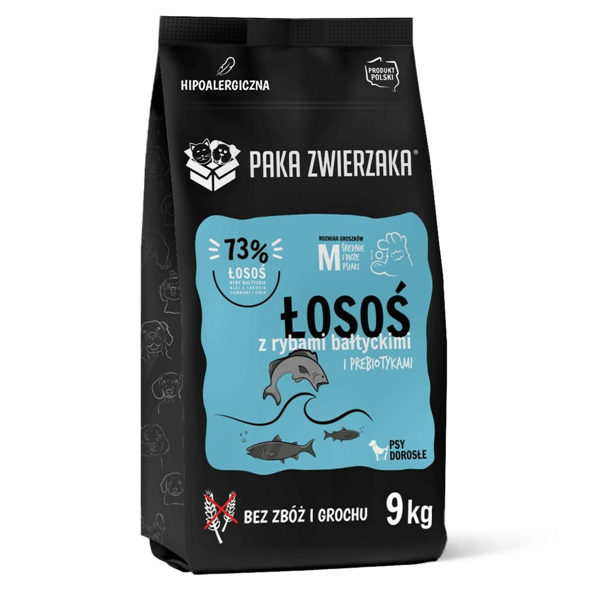 5904806564504 - Futter Salmon with Baltic fish M Lachsfarben 9 kg