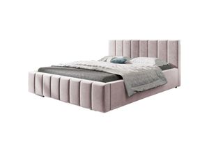 5904948044094 - E-meubles - Polsterbett mit Bettkasten boxspring bett 01 - 180x200 - Flamingo (trinity 19)