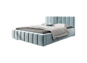 5904948044117 - E-meubles - Polsterbett mit Bettkasten boxspring bett 01 - 180x200 - Aqua (trinity 22)