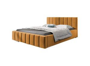 5904948044155 - E-meubles - Polsterbett mit Bettkasten boxspring bett 01 - 180x200 - Amber (trinity 26)