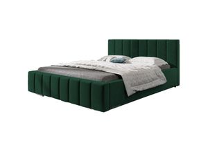 5904948044162 - E-meubles - Polsterbett mit Bettkasten boxspring bett 01 - 180x200 - Bottle Green (trinity 28)