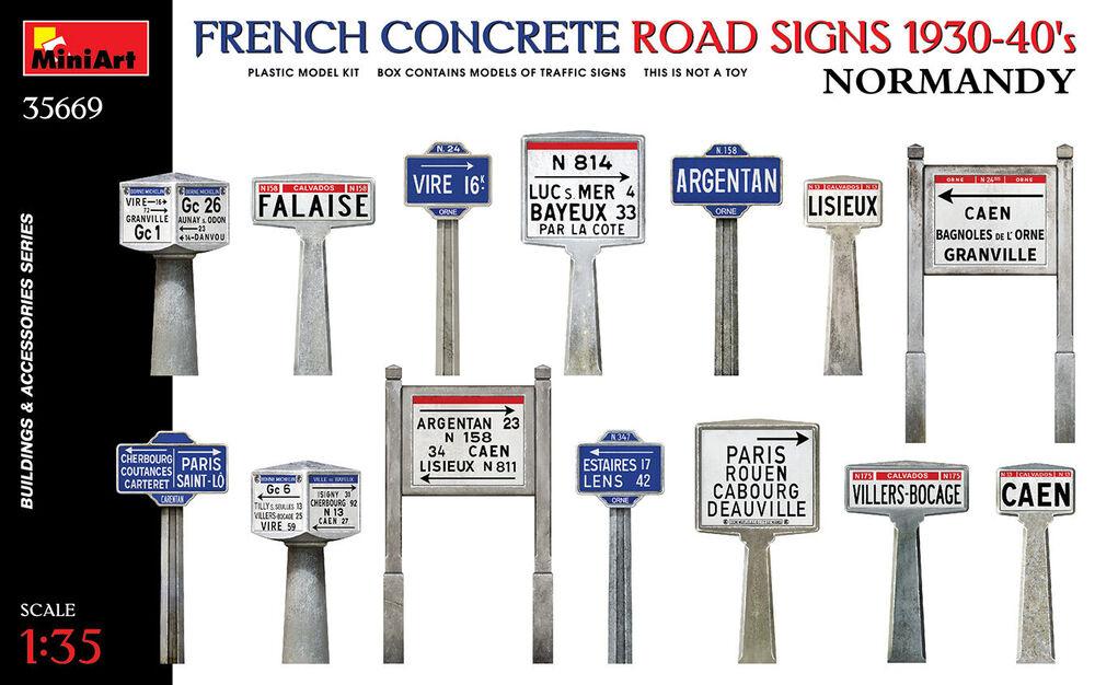 5905090346319 - French Concrete Road Signs 1930-40´s Normandy