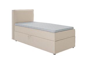 5905255641891 - S-style Möbel - Milo Boxspringbett 90x200 Bettkästen Beige
