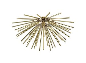 5905316602076 - Zumaline Lighting - Zumaline urchin Halbbündige Deckenleuchte Klar Bernstein 6x G9