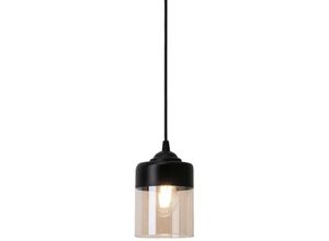 5905316606043 - Zumaline Lighting - Zumaline porto Schlanke Pendel-Deckenleuchte Schwarz 1x E14