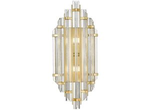 5905316607019 - Zumaline ALEXANDRIA Wandlampe Gold Glas 2x G11