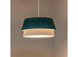 5905317600545 - Hängeleuchte Boucle Ø 50 cm grün ecru 5905317600545 - Hängeleuchte Boucle Ø 50 cm grün ecru