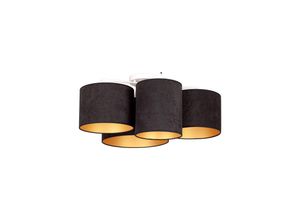 5905317601849 - Lodge Deckenleuchte 4-flg schwarz gold