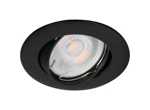 5905339259967 - Einbauspot Vidi GU53 max 10W in schwarz schwenkbar - black - Kanlux